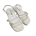 Free People Shoes | Free People Fionna Strappy Platform Sandals, White, Size 38 Euro (7.5 Us), New | Color: White | Size: 7.5