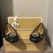 Michael Kors Shoes | Brand New Michael Kors Pumps/Flats | Color: Black/Gold | Size: 8.5