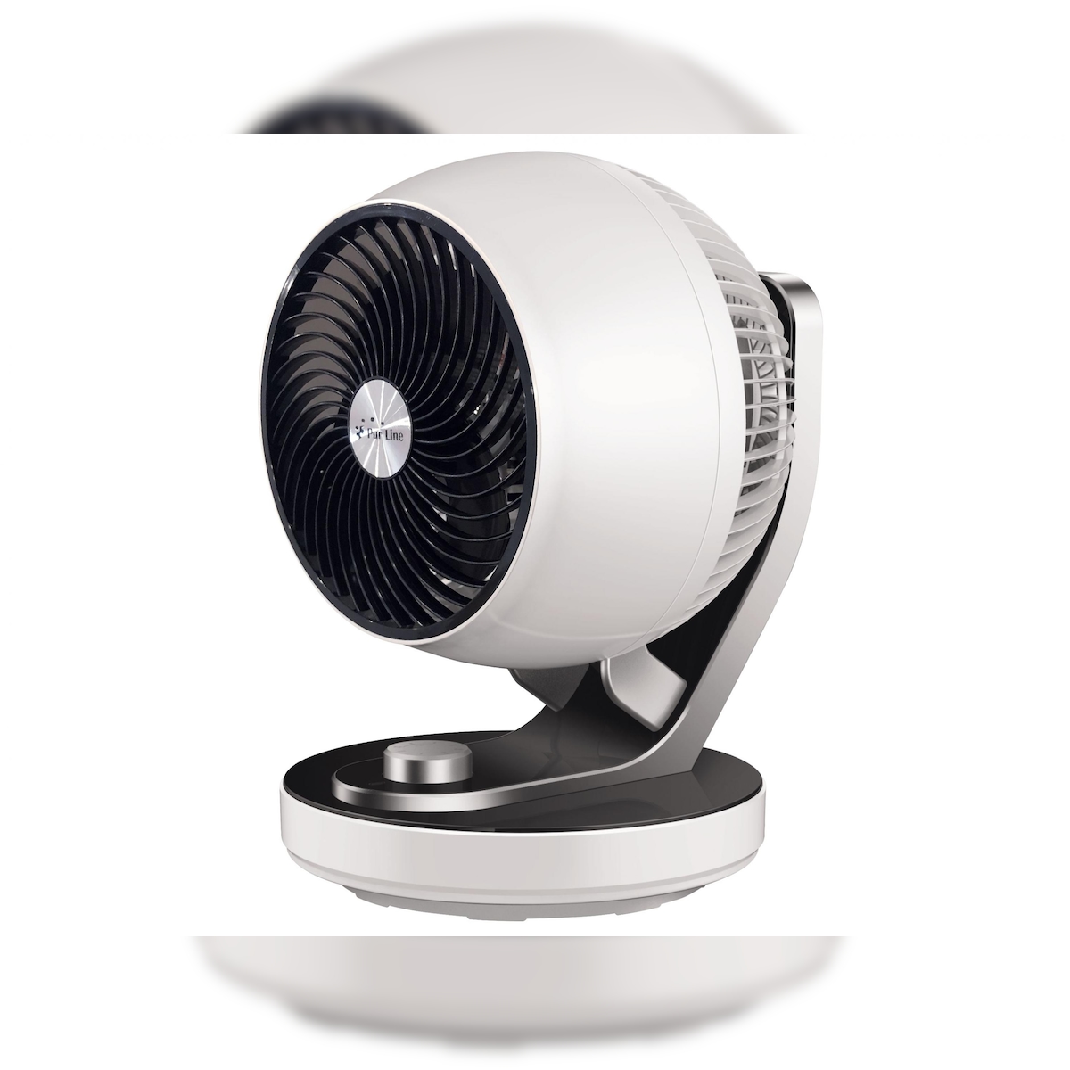 PURLINE Boden- oder Tischventilator in Silber 60W mit 3 Geschwindigkeiten und verstellbarer Neigung Venty Ta 60 Image