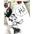 Disney Kitchen | Disney Minnie Mouse 3 Piece Hand Towels And Sanitizer Set. | Color: White | Size: 16” X 26”