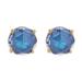Kate Spade Jewelry | Kate Spade Sapphire Blue Bright Ideas Boxed Round Stud Earrings | Color: Blue/Gold | Size: Os
