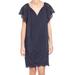 Madewell Dresses | Madewell Embroidered Eyelet Moontide Dress Navy | Color: Blue | Size: Xs