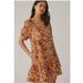 Anthropologie Dresses | Anthropologie Pilcro Floral Tapestry Puff Sleeve Dress | Color: Brown/Orange | Size: M