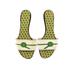 Kate Spade Shoes | Kate Spade Womens Green Cream Toby Button Polka Dot Wooden Slide Sandals Sz8 | Color: Cream/Green | Size: 8