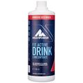 Multipower Fit Active Drink Konzentrat – Konzentrat zur Herstellung zuckerfreier Fitness Getränke für Sportler und zum Muskelaufbau – Himbeere Geschmack – 1 x 1 l