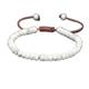 Natural Trendy agate Stone Bracelet Lucky Chakra Friendship Couples Bracelet Female Jewelry Gift Beads Bracelet (Metal Color : Coral Men size) (A Red Women size)