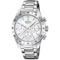 Chronograph FESTINA "Boyfriend, F20397/1" Armbanduhren silberfarben Damen Quarzuhren