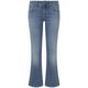 Slim-fit-Jeans PEPE JEANS "Jeans SLIM FIT FLARE LW" Gr. 27, Länge 32, blau (light used) Damen Jeans Röhrenjeans