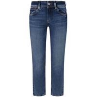 Slim-fit-Jeans PEPE JEANS Jeans SLIM LW Gr. 32, Länge 32, blau (bl. medium) Damen Jeans Röhrenjeans