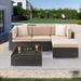 5 Piece Outdoor Conversation Set Patio Furniture Set by LIVOOSUN