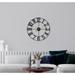 Sorbus Large 16 inch Decorative Round Analog Wall Clock Battery Operated With Numeral Style Design - 16"