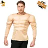 T-shirt in Abs finto abbigliamento muscolare per adulti t-shirt da uomo muscolare abbigliamento da