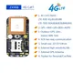 ZX908 Mini 4G GPS Tracker CAT1 PCBA Chip Board For Vehicle Car Person Tracking System Wireless WIFI