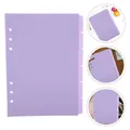 6 Pcs Binder Tabs Dividers Protectors Plastic File Folder Dividing Line 6 Ring Paper Pp A5 Folder