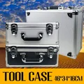 Tragbare Aluminium koffer Werkzeug kasten Koffer Organizer Ausrüstung koffer Werkzeug kasten für