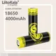 1-20pcs veitoKala Lii-King4000 plus haute capacité 18650 4000mAh batterie d'origine 3.6V batteries