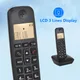 Bisofice Expandable Cordless Phone Telephone with LCD Display Caller ID 50 Phone Book Memories