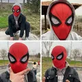 Marvel Spiderman maschere Cosplay Peter Parker Spider-Man figure Movie Hood copricapo giocattoli per