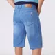 Men Extra Large Size Shorts Knee-length Summer Breeches Denim 2024 Male Bermuda Classic Stretch Plus