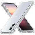 Custodia per telefono trasparente in TPU per Sony Xperia 1 VII VI V 5 IV 10 III II Custodia protettiva antiurto Fundas Capa Coque