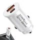 Adaptateur USB allume-cigare de voiture PD20W automobile chargeur rapide avec 2 ports accessoires