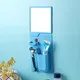 New Mighty Silicone Toothbrush Toothpaste Holder Storage Bathroom Accessories Set Organizer Mirror