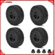 RCAWD Front/Rear 2.2/3.0 Pre-Mounted Tires wheel rim for 1/10 LOSI Baja Rey 4WD 1/10 Hammer Rey U4