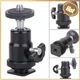 Aluminum Tripod Ball Head 1/4 Hot Shoe Adapter Metal Flash Bracket Holder with Lock Camera