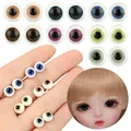 8mm DIY For BJD Doll Blue Black Safety Animal Toy Doll Making Crafts Doll Glass Eyes Doll Eyeballs