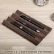 Leather 1/2/3 Size Pen Holder Fountain Pen Desk Organizer Display For Pen / Pencil Holder School