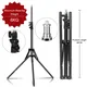 184CM Fold Tripod Max 6kg Light Stands Photography 1/4 Screw Foldable for Ring Light Relfectors