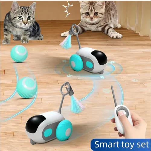 Smart Cat Spielzeug auto interaktive Spielzeug ball automatische bewegliche Fernbedienung Spielzeug