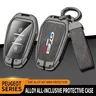 Auto Zink legierung Schlüssel etui Tasche für Peugeot Gtline 407 607 208 308 408 508 608 2008 3008