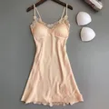 Frauen sexy Dessous Seide Spitze Robe Kleid Babydoll Nachthemd Nachthemd Nachtwäsche