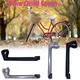 Bicycle Stem Bike Quill Stem 25.4mm Handlebar Folding Handle 1Inch Fork Gooseneck BMX Road Folding