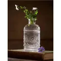 Vase en verre gaufré pour la décoration intérieure pot de plantes nordique vase à fleurs rétro