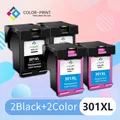 COLOR-PRINT Remanufactured 301XL for HP 301 HP301 XL Refilled Ink Cartridge for HP Deskjet 3054a