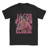 T-shirt manches courtes col rond homme humoristique et romantique en pur coton avec Jacob Elordi