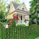 100X200cm Artificial Ivy Hedge Green Leaf Fence Panels Faux Privacy Fence Screen for Home Outdoor