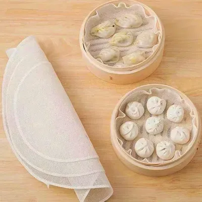 5PCS Pure Cotton Steamer Cloth Steamer Pot Instant Pot Accessories Cuisine Dumplings Comida Steamer