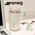 SMEG-Tasse à boire blanche au lait portable thermos à café acier inoxydable anti-fuite sous vide