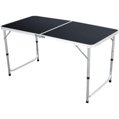 Campingtisch schwarz klappbar Alu 120x60x58/70cm-DMC330872B Image