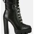 London Rag Scotch Ankle Boots - Black - US-8 / UK-6 / EU-39