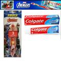 Firefly Avengers Toothbrush Pack (3) Toothpaste Kit Features Avenger Characters Iron Man Captain America Black Panther Travel Dental Set for Kids.