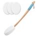 Uqiangy Lotion Applicator for Back 3 in 1 Shower Brush Sponge Set for Shower Long Handle Body Brush Shower Brush for Men and Women (Blue)