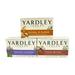 Yardley London Soap Bath NG01 Bar Bundle - 3 Bars: Cocoa Butter Oatmeal & Almond English Lavender 4.25 Oz Bars (Pack of 3 One of Each)