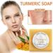 BGZLEU Turmeric Soap Bar for Face & Body 100% Natural Turmeric Soap Smooth Skin Cleansing Natural Handmade Soap Sensitive Skin Formula Vegan Soap