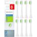 Brushmo Genuine Replacement Toothbrush NG01 Heads Compatible with Philips Sonicare W DiamondClean HX6062/65 White 8 Pack