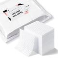 Makartt Lint Free Nail NG01 Wipes AB Side Design Cotton Pads 450PCS for Soak Off Gel Nail Polish Remover Makeup Remover Eyelash Glue Remover and Skincare Soft Organic Cleaning Nail Wipes