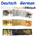 Deutsche Pokemon-Karten Gold Sliver Black Karten Deutsch Vmax GX Energy Charizar Pikachu Rare Collection Battle Trainer Card Gift